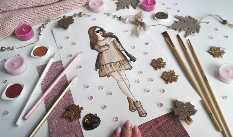 Autumn fashion illustration